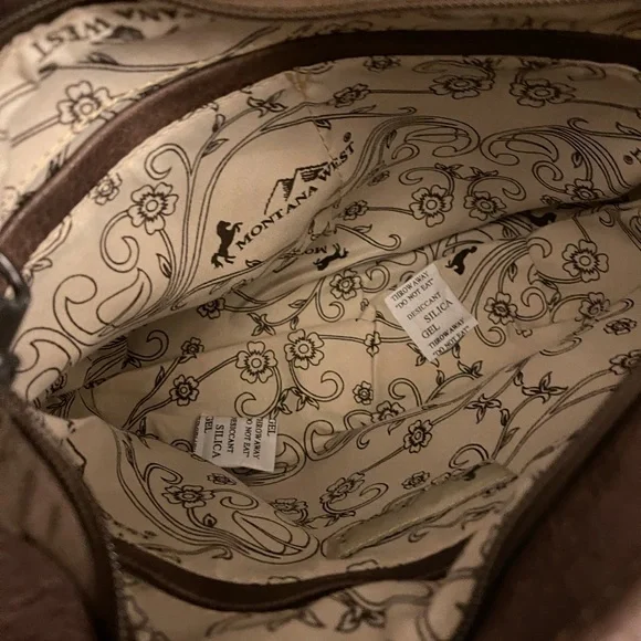 Montana West Aztec Crossbody NWT Beige - Picture 6 of 8